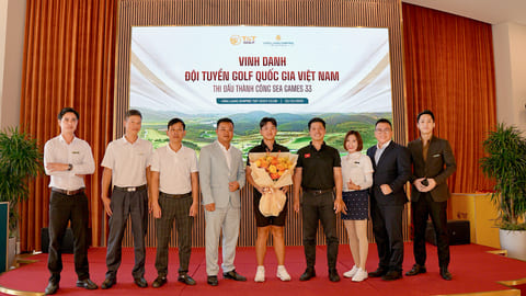 T&T Golf và Vietravel Airlines vinh danh, tiếp sức Đội tuyển golf quốc gia Việt Nam sau SEA Games 33